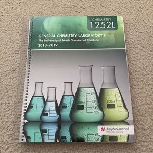 UNCC Chemistry 1252 Laboratory Notebook